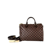 Louis Vuitton Speedy 30cm Bandouliere Damier Ebene